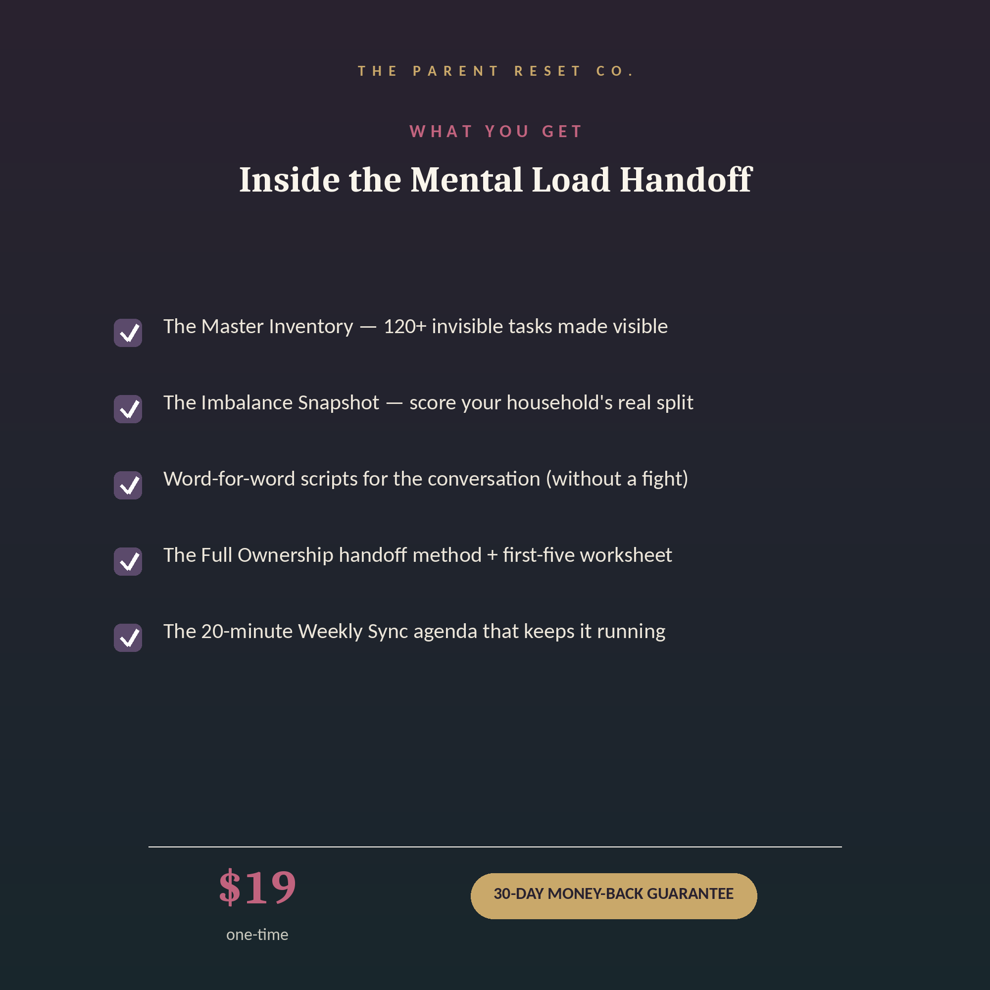 The Mental Load Handoff — Scripts & Systems for Sharing the Invisible Work of Parenting